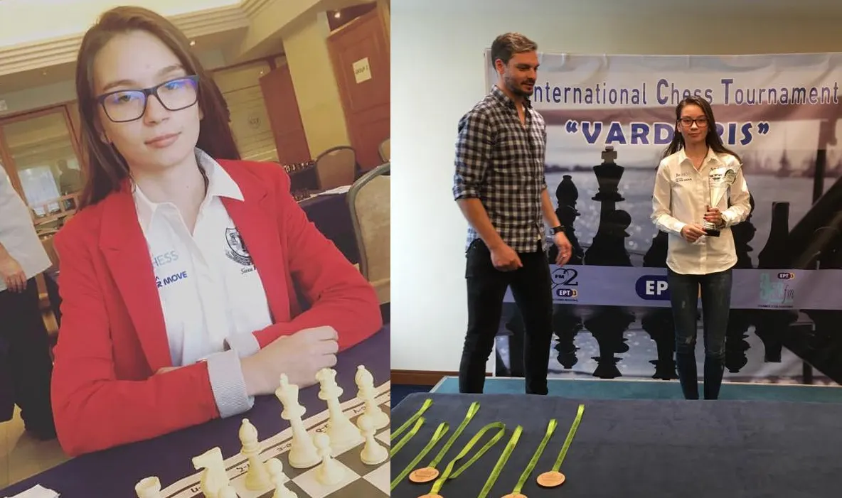 Campioana internațională la șah Beatrice Hristea a obținut primul titlu în Grecia