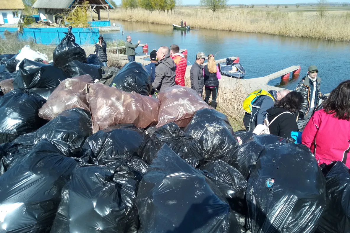 Acțiune de ecologizare la Dunavățul de Jos