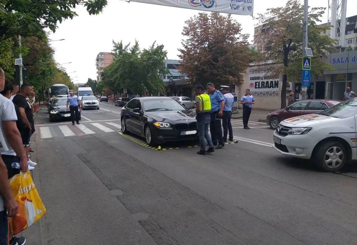Tânără de 15 ani lovită de un şofer neatent pe trecerea de pietoni