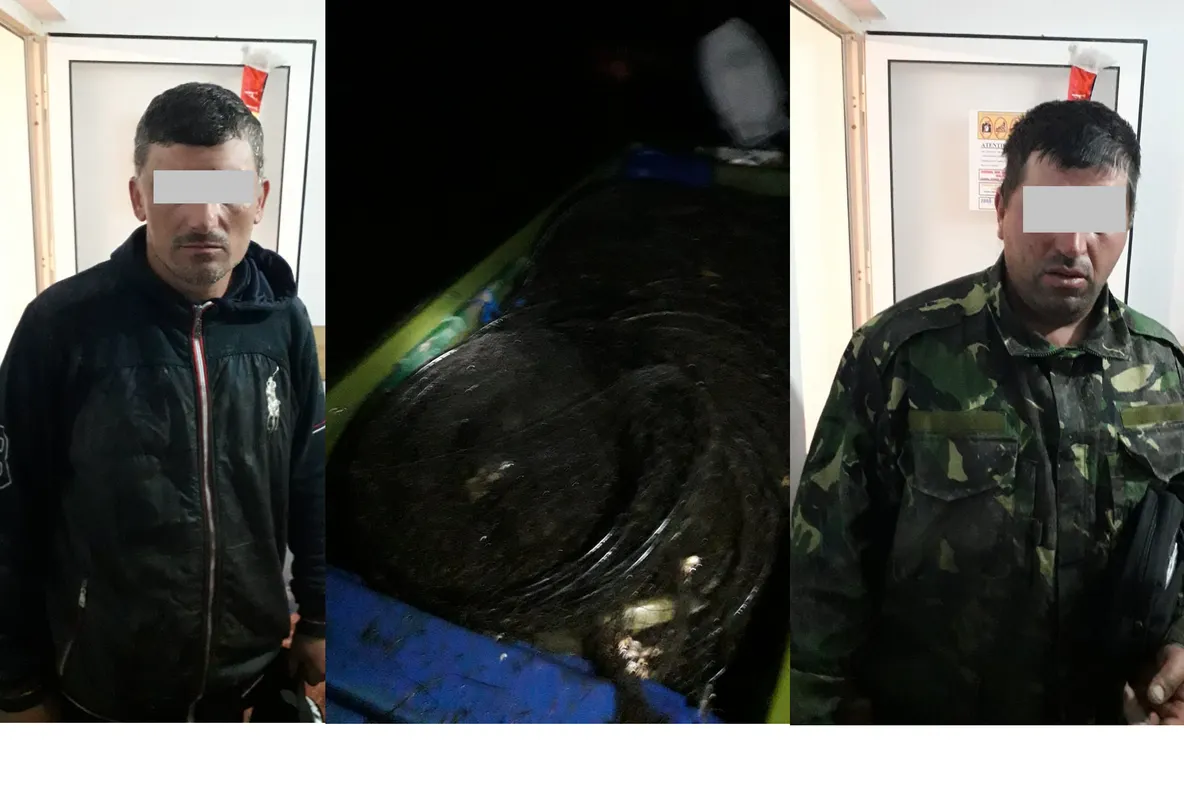 Hoţi de scule de pescuit prinşi în "acţiune" la Murighiol