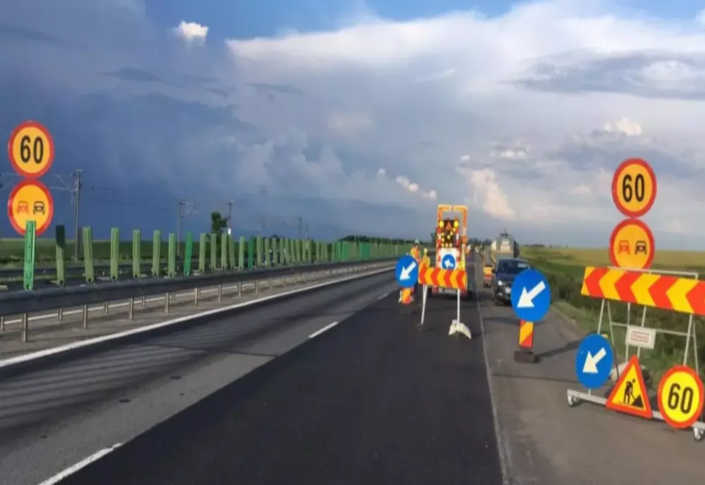 Lucrări pe autostrada A2 București- Constanța