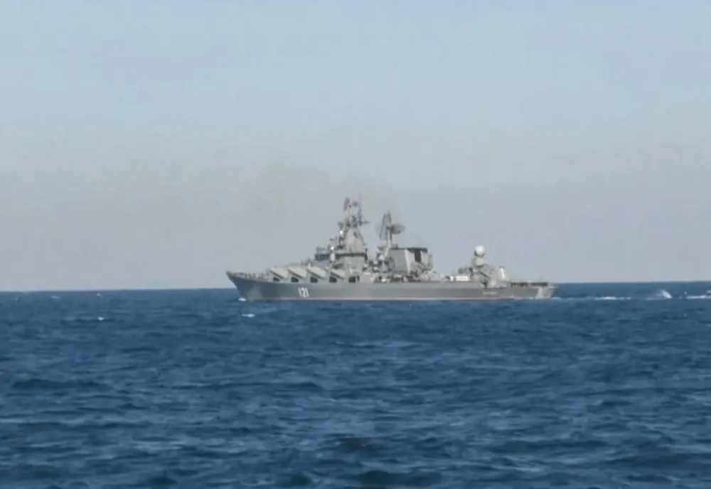 Anunțul care dă fiori: Crucișătorul Moskva avea bord două focoase nucleare - Noi imagini cu distrugerea navei. RUȘII cer răzbunare