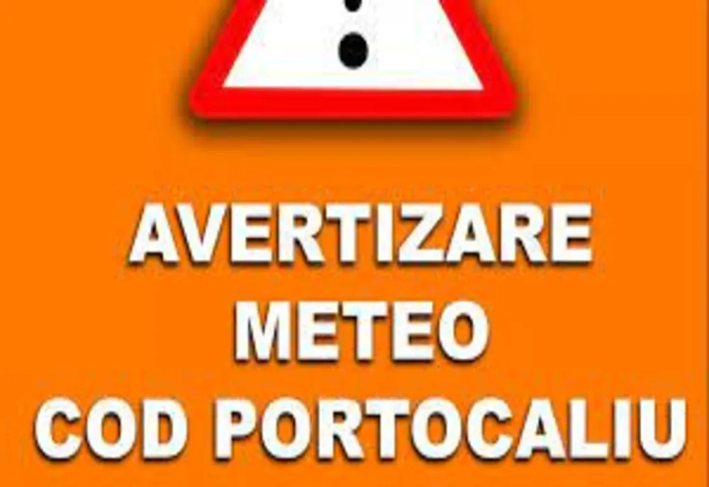 COD PORTOCALIU de vijelii în mai multe  localități din județul Tulcea. Mesaj RO - ALERT