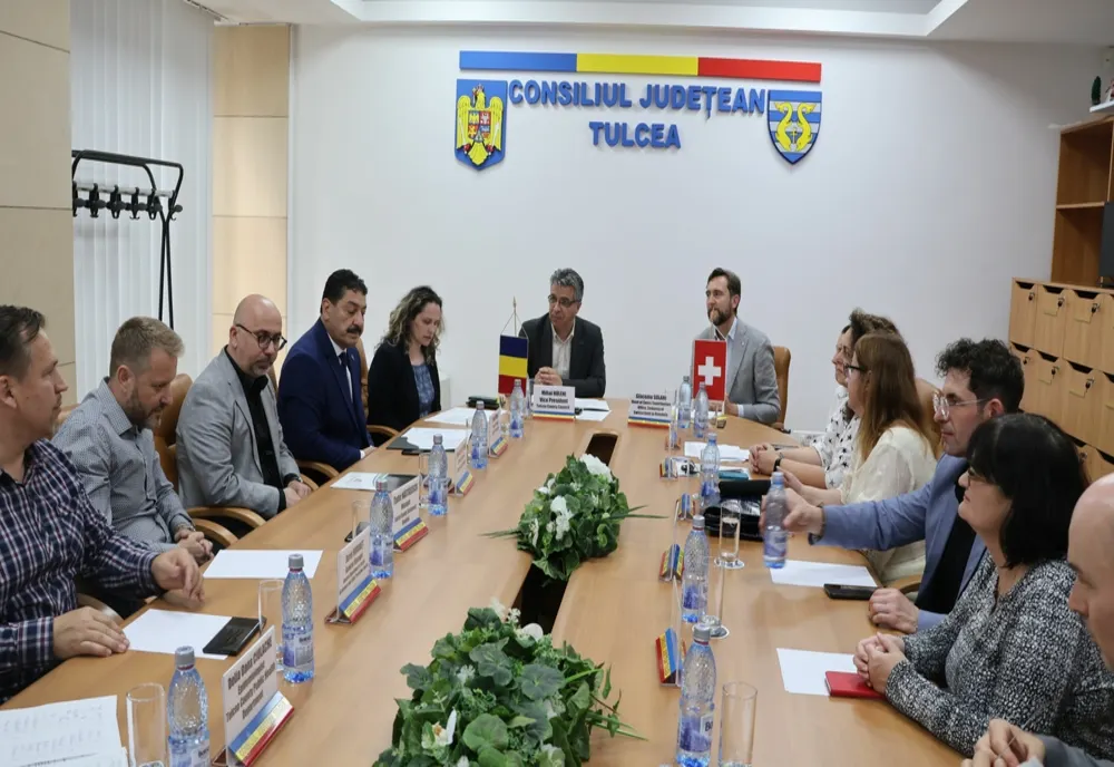 Delegație elvețiană în vizită de lucru în județul Tulcea