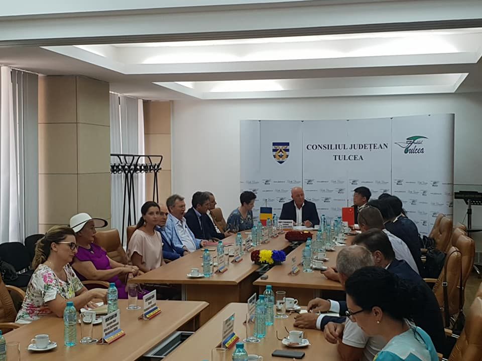 Delegaţie chineză la Consiliul Judeţean Tulcea