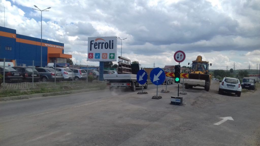 Semafoare temporare pe variantă, din cauza lucrărilor!