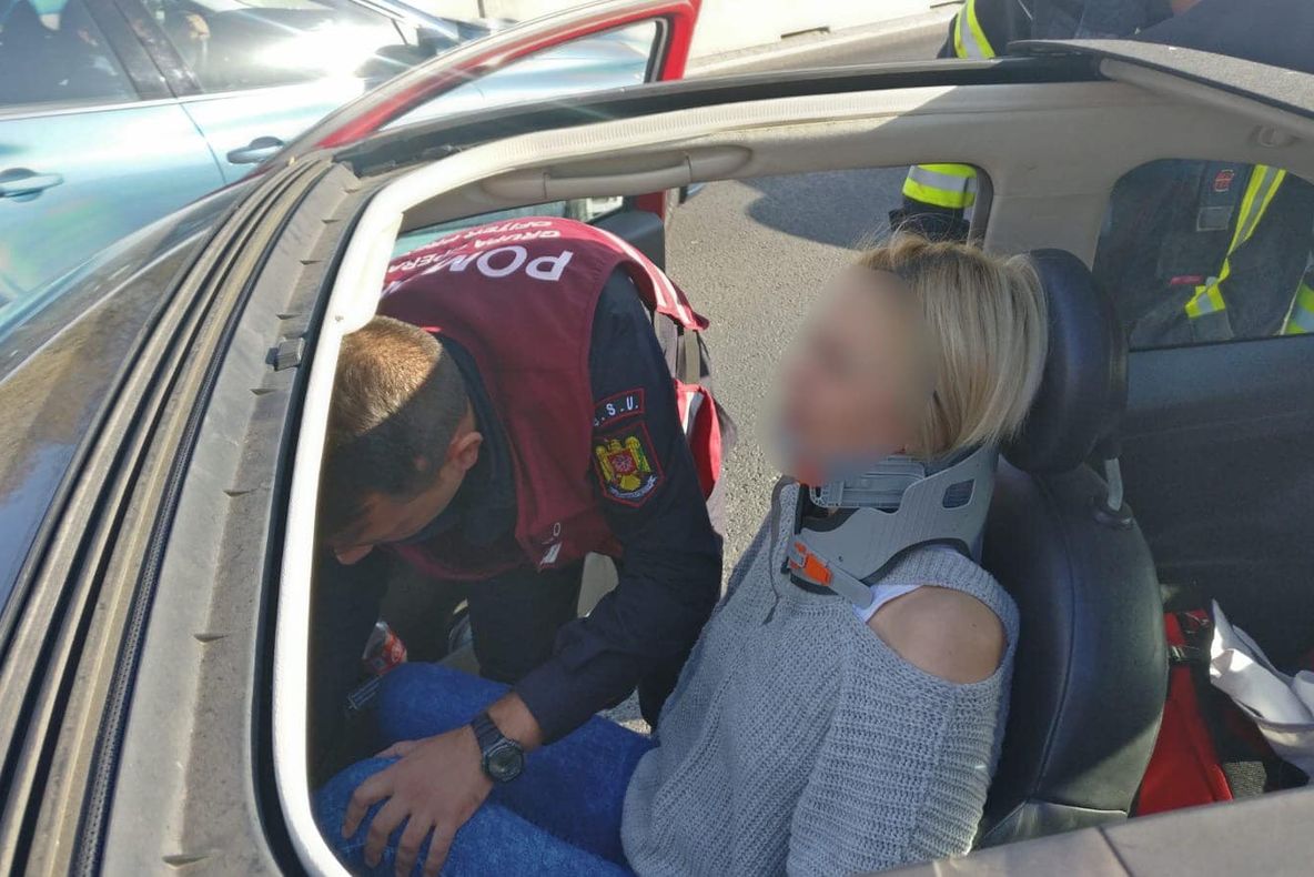 Purtătorul de cuvânt al ISU Tulcea, Florentin Daciu, salvator de ocazie la un accident