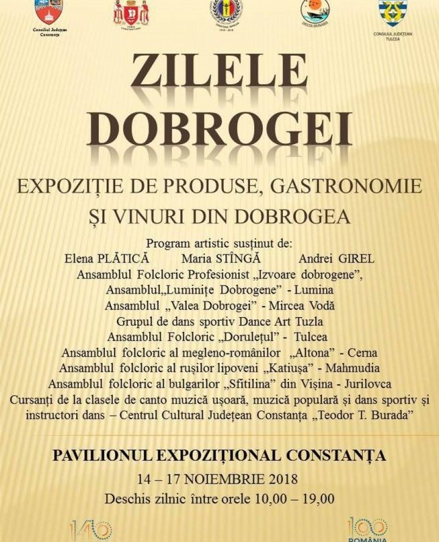 Azi, la Constanţa - „Dorulețul” participă la „Zilele Dobrogei”