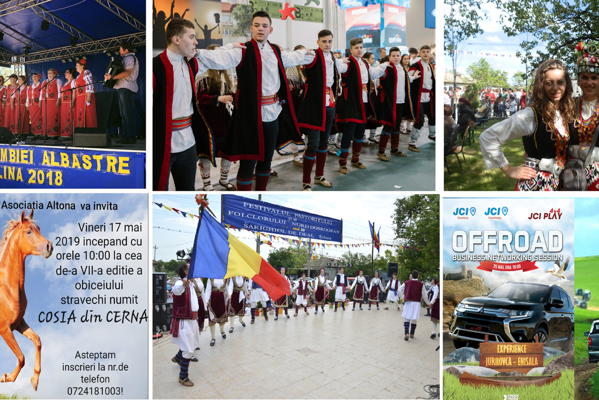 Mai - O lună plină de evenimente în județul Tulcea