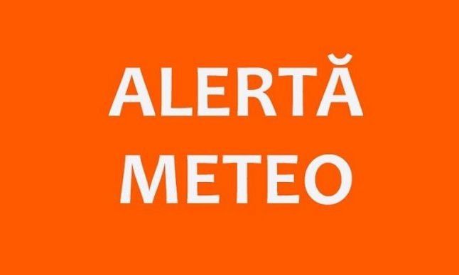Cod portocaliu de ploi și vijelii pentru jumătate de județ