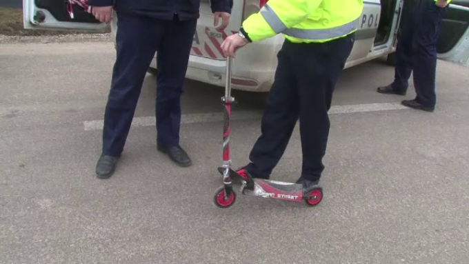 Minor de 3 ani accidentat în Vest