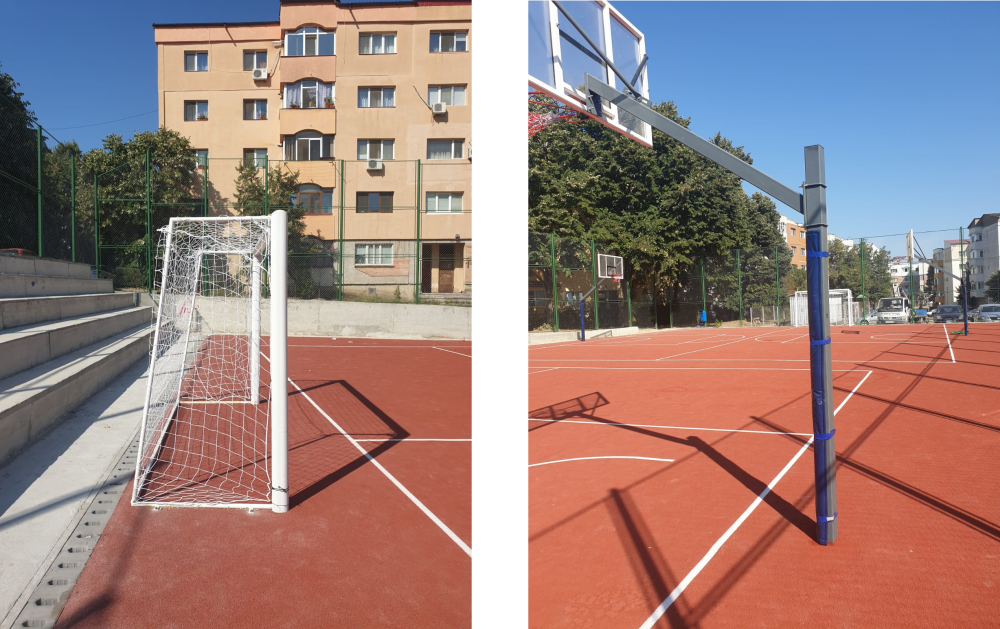 Camere video şi noi îmbunătăţiri pentru terenul de sport de pe Chiparosului - E3