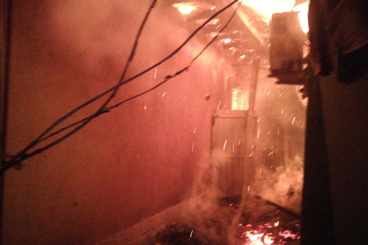 Incendiu puternic la Văcăreni