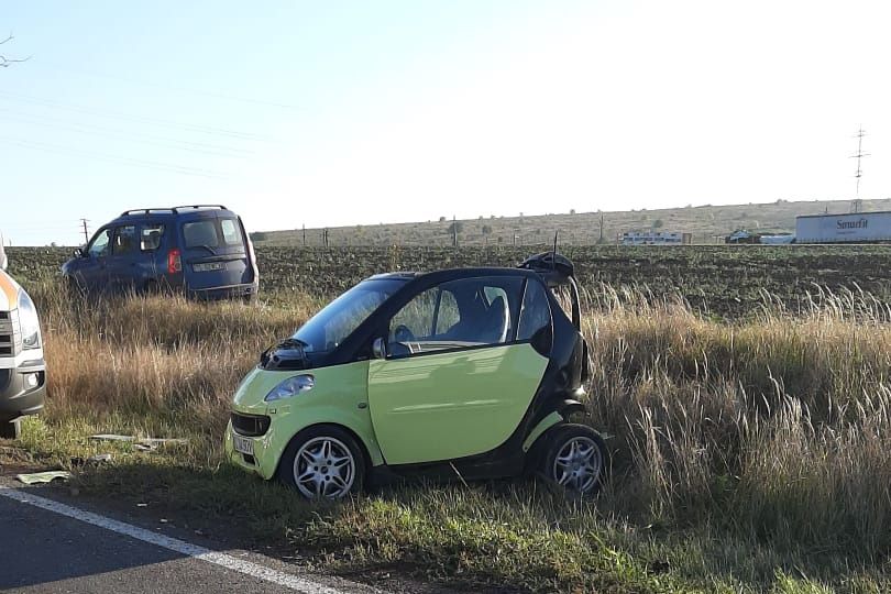 Accident cu două victime pe ruta Tulcea-Cataloi