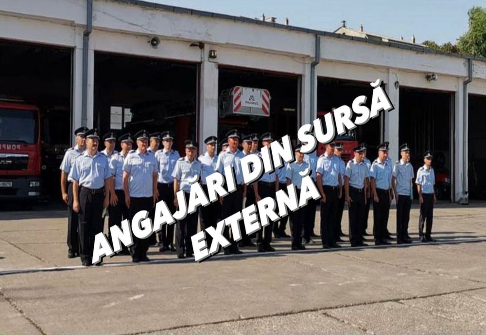 Angajări din sursă externă la ISU Tulcea