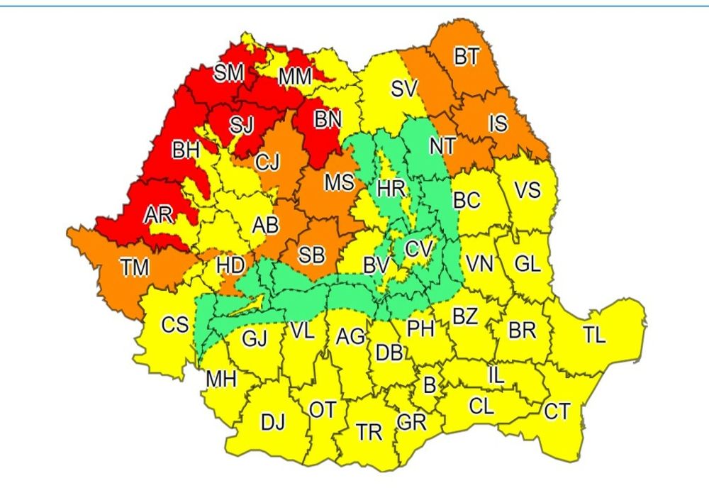 România se topește! Val puternic de caniculă! Șase județe, sub COD ROȘU