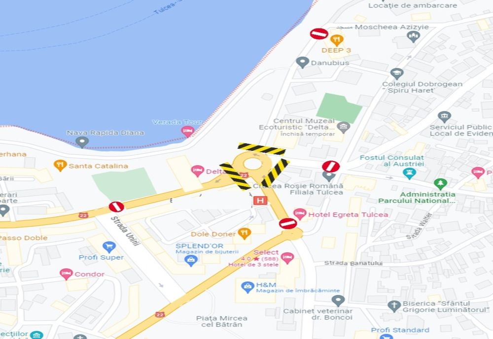 Atenție, șoferi! Circulația va fi restricționată în zona Sens Giratoriu Hotel „Delta”