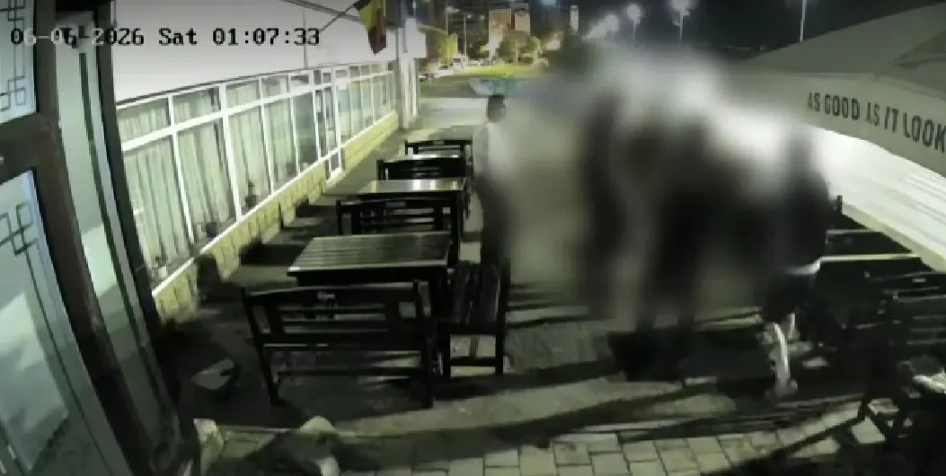 Polițist agresat pe faleza din Tulcea în timpul unei intervenții. Momentul a fost surprins de camerele de supraveghere