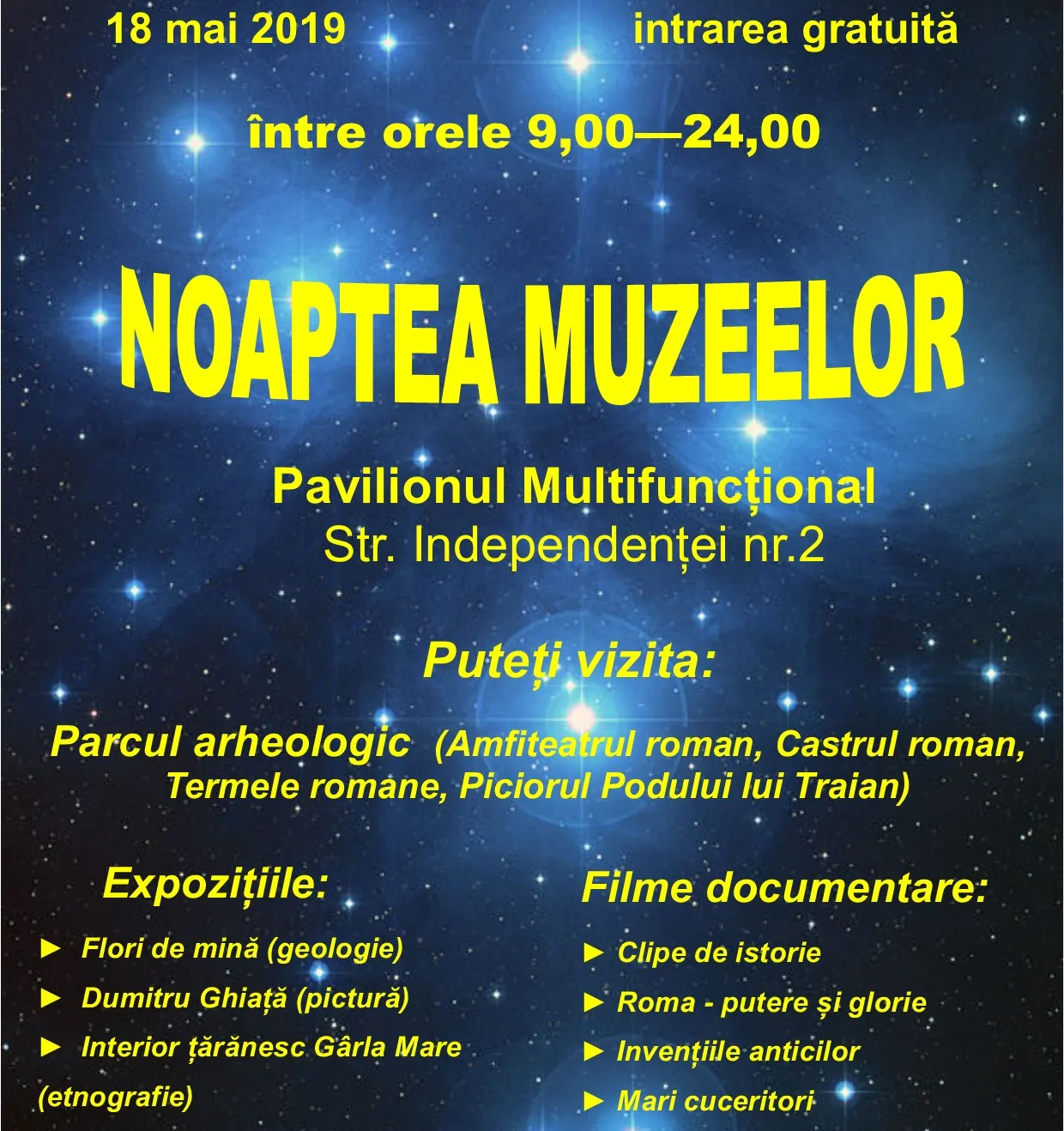 noaptea muzeelor 2019
