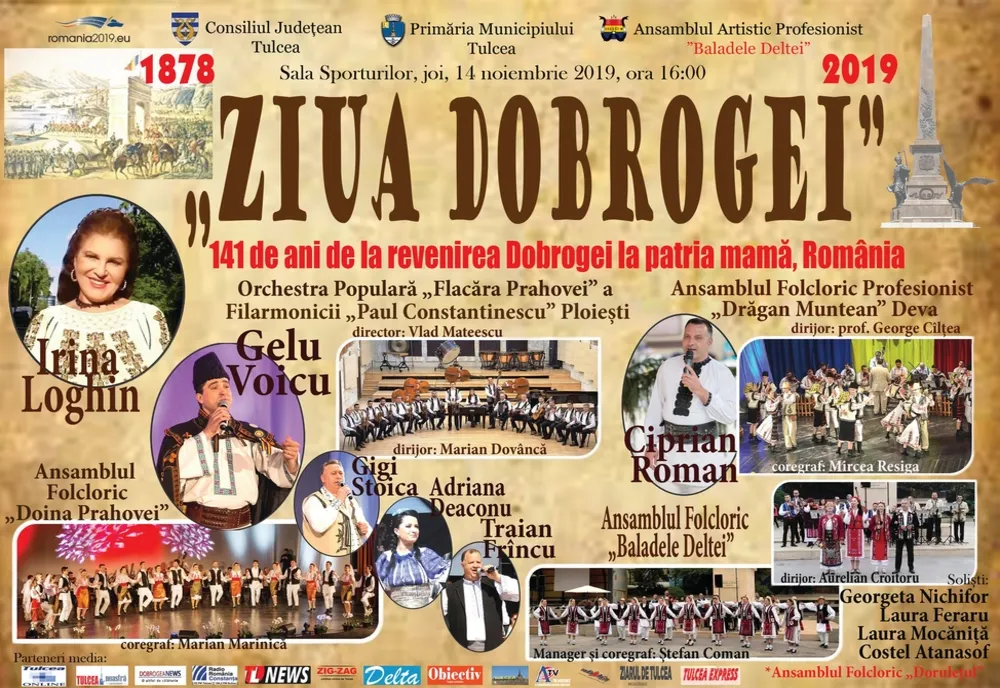 Ziua Dobrogei- 141 de ani de la unirea Dobrogei cu Patria-Mamă