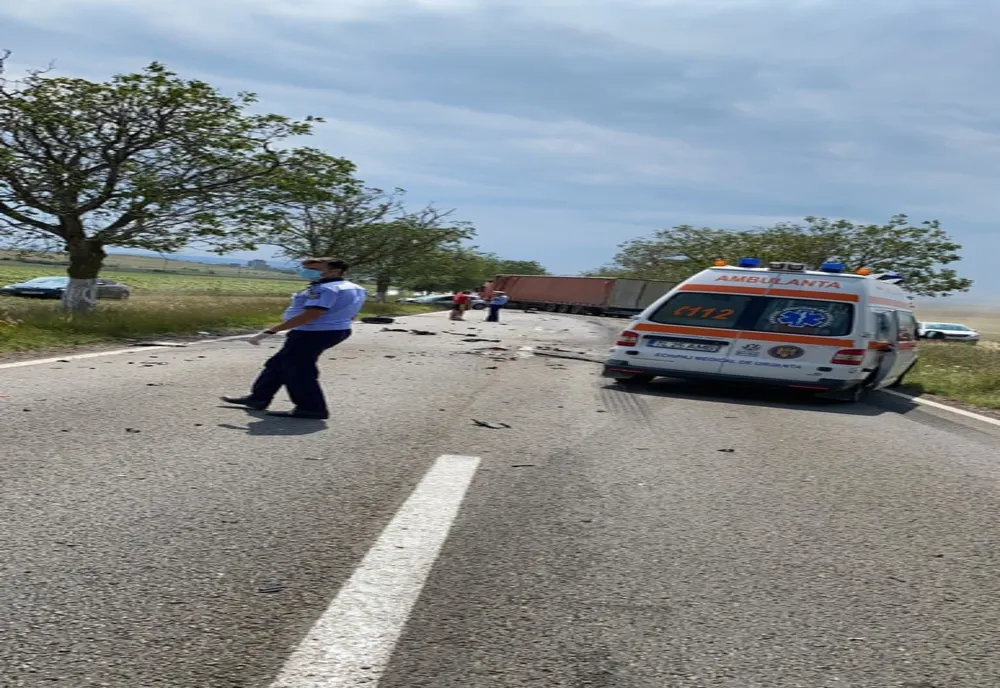 Accident mortal pe DN 22 între Tulcea și Cataloi 