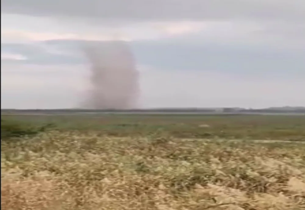 VIDEO| Tornadă filmată în județul Tulcea