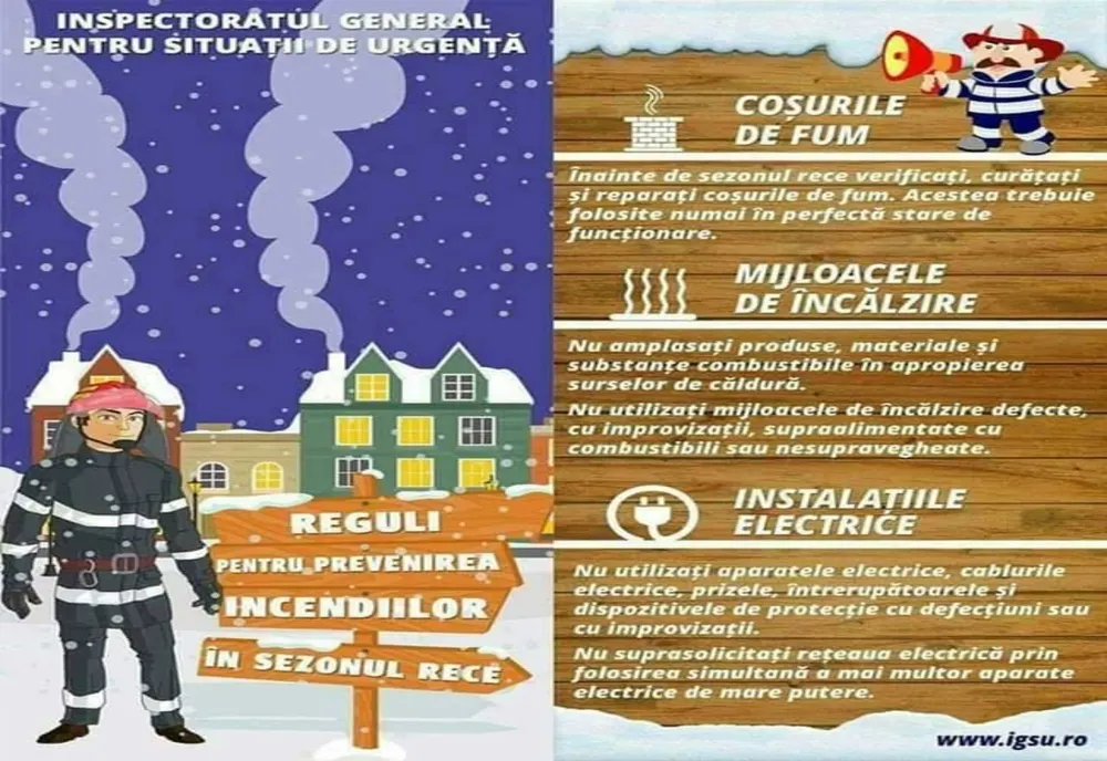 Atenție la exploatarea instalațiilor de încălzire!