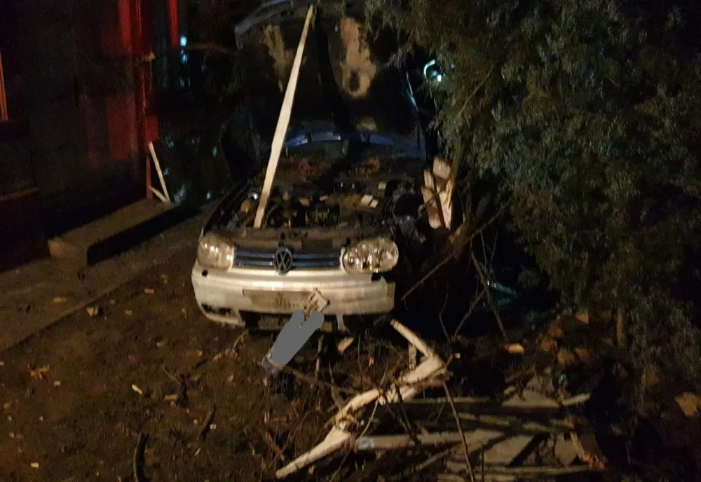 Dezastrul făcut de o șoferiță de 18 ani