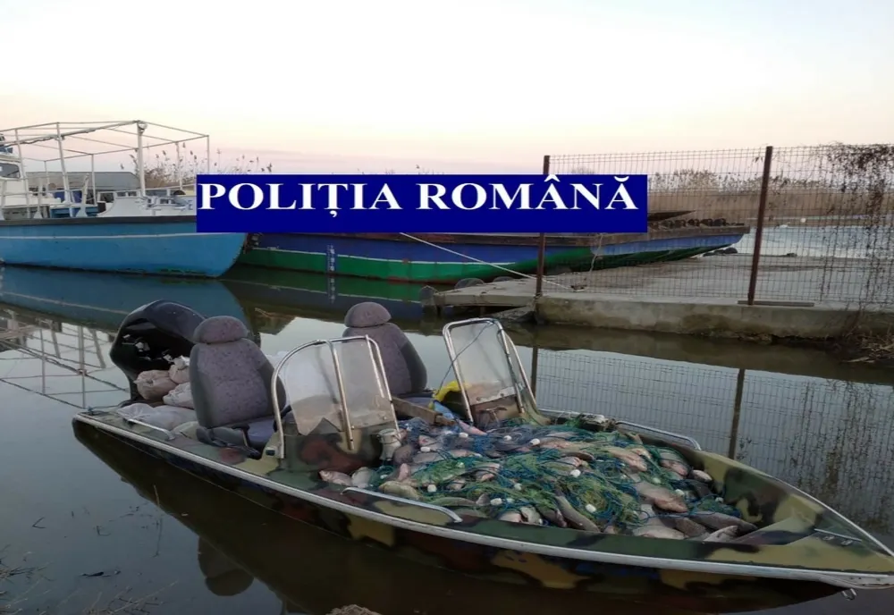 FOTO Percheziții la braconierii din Delta Dunării