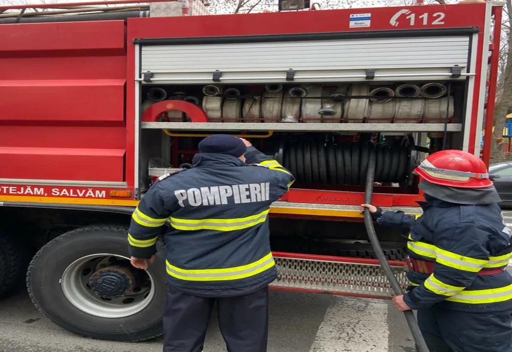 Incendiu la Murighiol