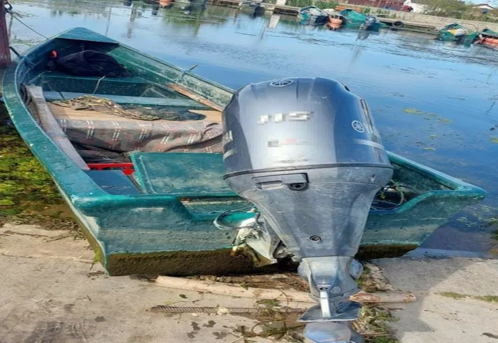 Motor de barcă în valoare de 22.000 lei, furat în Suedia, găsit la Sulina