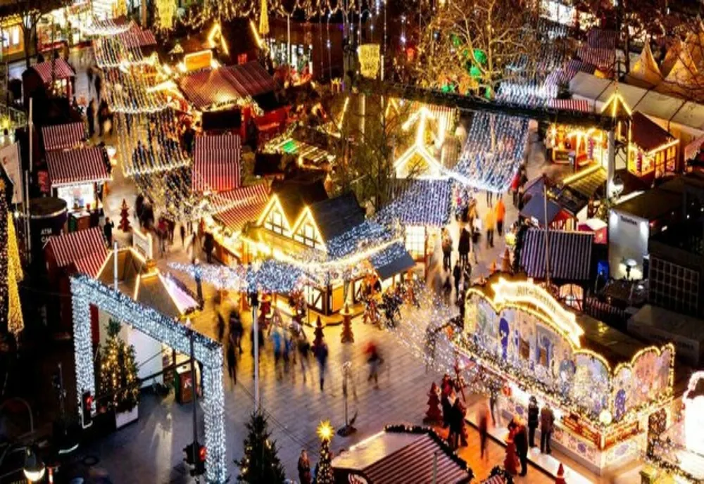 VIDEO| Berlin, luminat de Crăciun