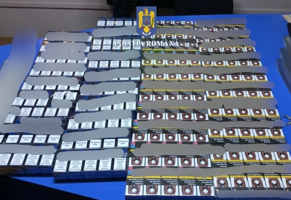 Țigarete capturate de oamenii legii