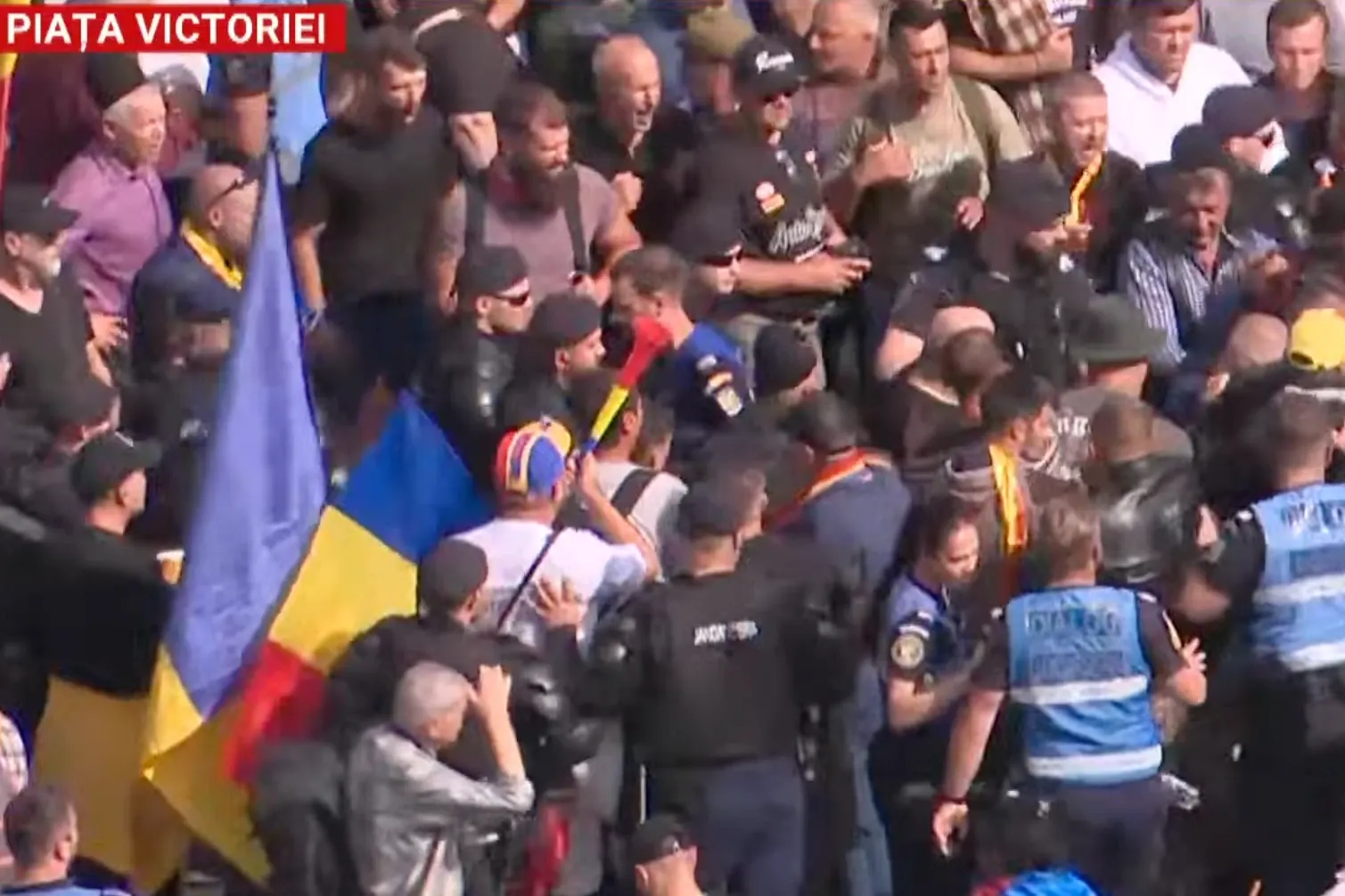 Protestului fermierilor din Piața Victoriei