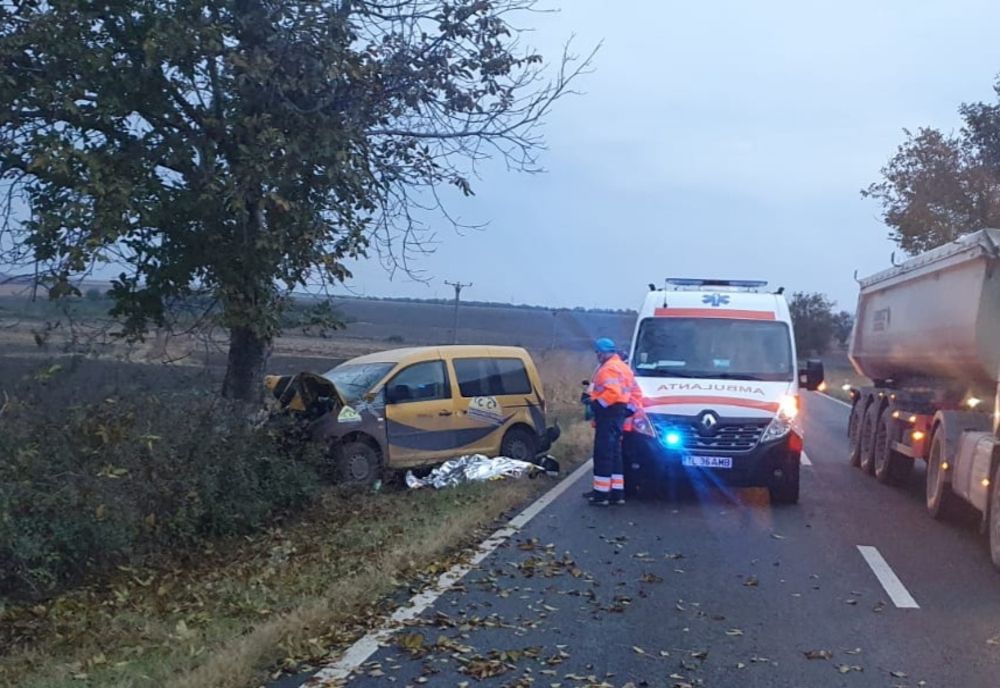 Nu a avut nicio șansă. Impact mortal pe DN22A