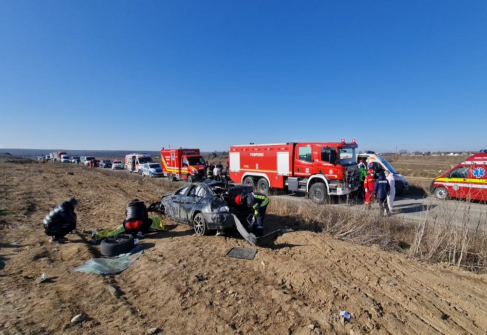 Accident cumplit în județul Constanța. Doi morți și o persoană în comă
