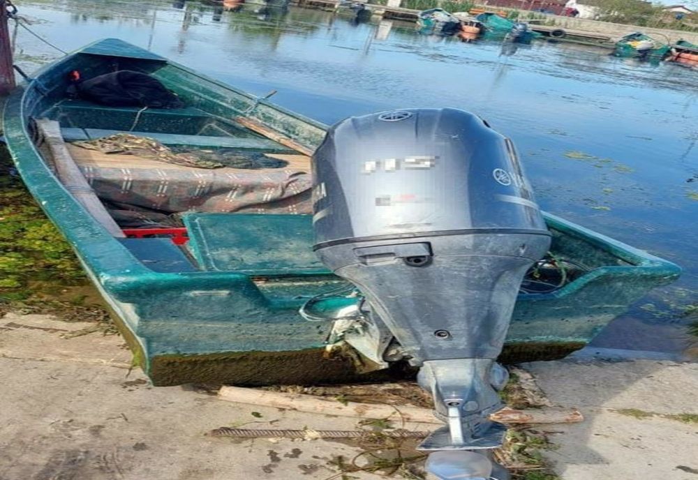 Motor de barcă în valoare de 22.000 lei, furat în  Suedia, găsit la Sulina