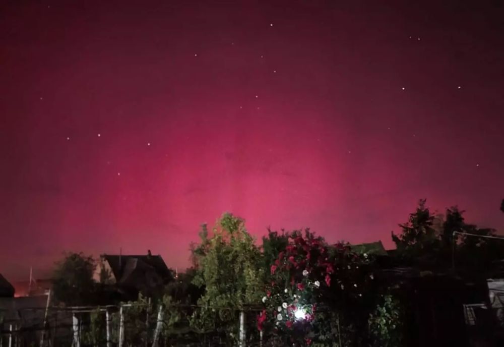 Aurora boreală s-a văzut din nou pe cerul României