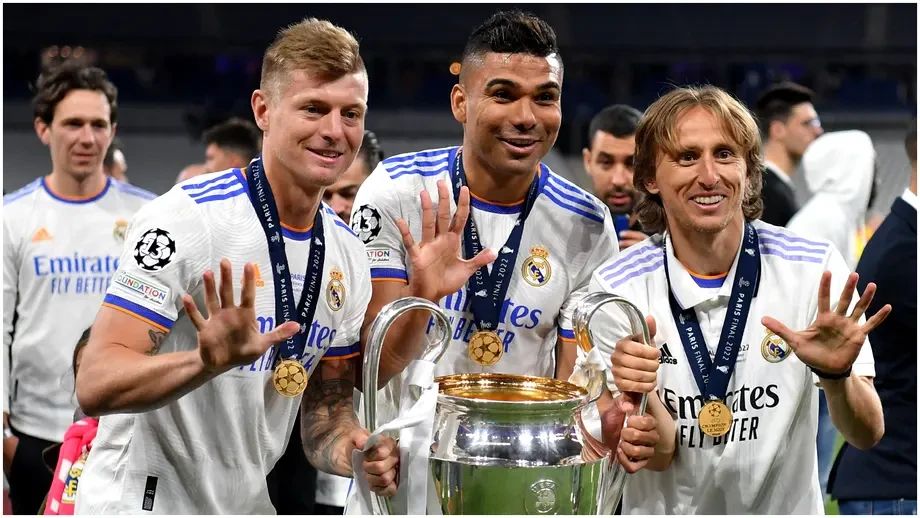 Kroos, Casemiro, Modric