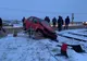 Maşină spulberată de tren la limita cu judeţul Constanța