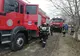 Incendiu pe variantă, aproape de o benzinărie