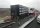 TIR răsturnat pe Autostrada 2. Şoferul a adormit la volan