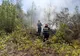 Trei incendii concomitente de vegetaţie uscată au trimis pempieri la Tulcea, Babadag ;i Greci