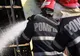 Un microbuz de transport persoane a luat foc aproape de Grindu