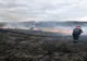 FOTO Incendiu violent de vegetație în Măcin. Intervin pompierii