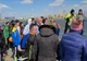 VIDEO Cros umanitar în sprijinul unui pompier rănit
