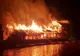 FOTO VIDEO Incendiu de proporții în Delta Dunării. Pensiune în flăcări