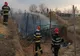 Grajd cuprins de flăcări. Intervin pompierii din Măcin
