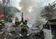 VIDEO Incendiu violent! Au rămas fără lemne pentru iarnă